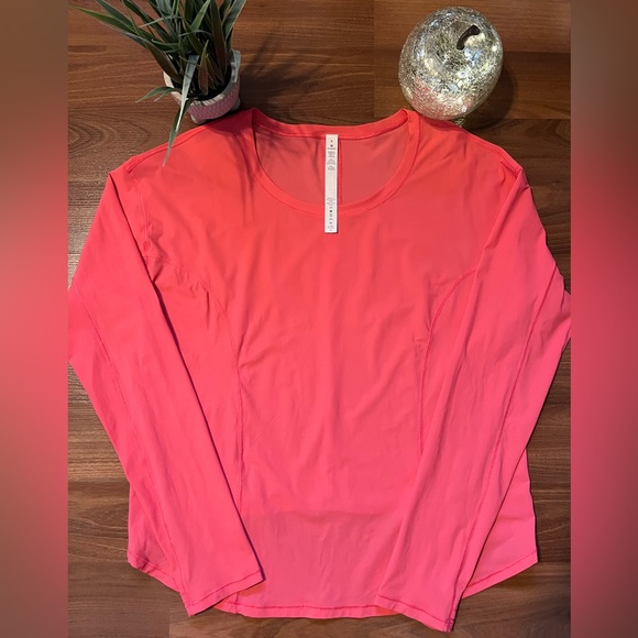 🍋Lululemon Long Sleeve Pink Top 🌸 - Picture 1 of 9